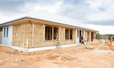 Building a high energy efficiency home with straw bale