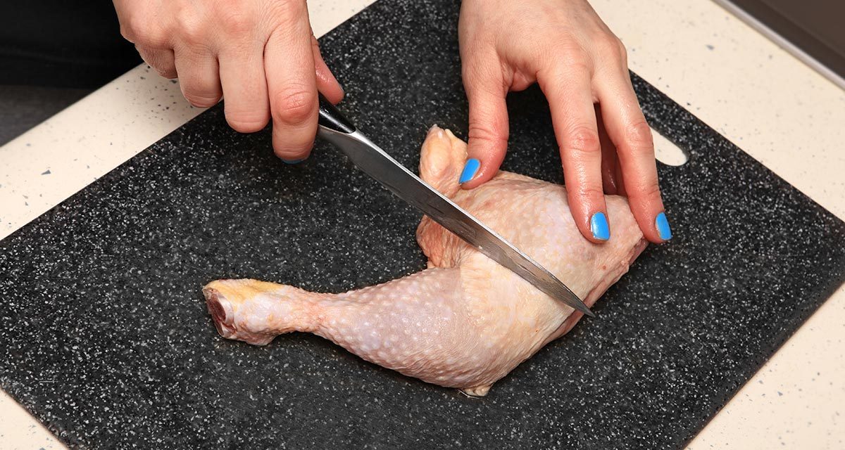 Home butchery – chicken thigh